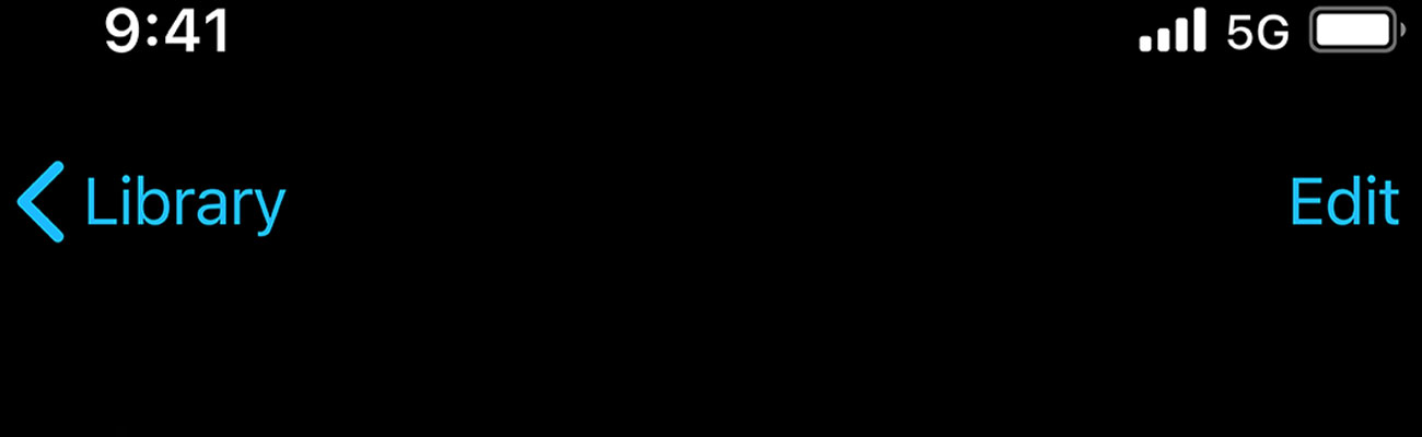 UI-Detail – Apple-style Top UI